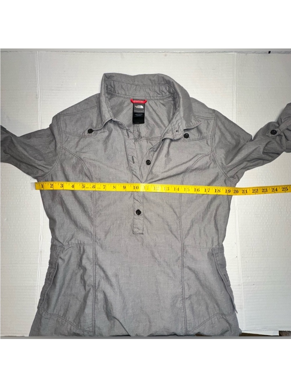 The North Face Gray Mini Shirt Dress - Picture 4 of 15